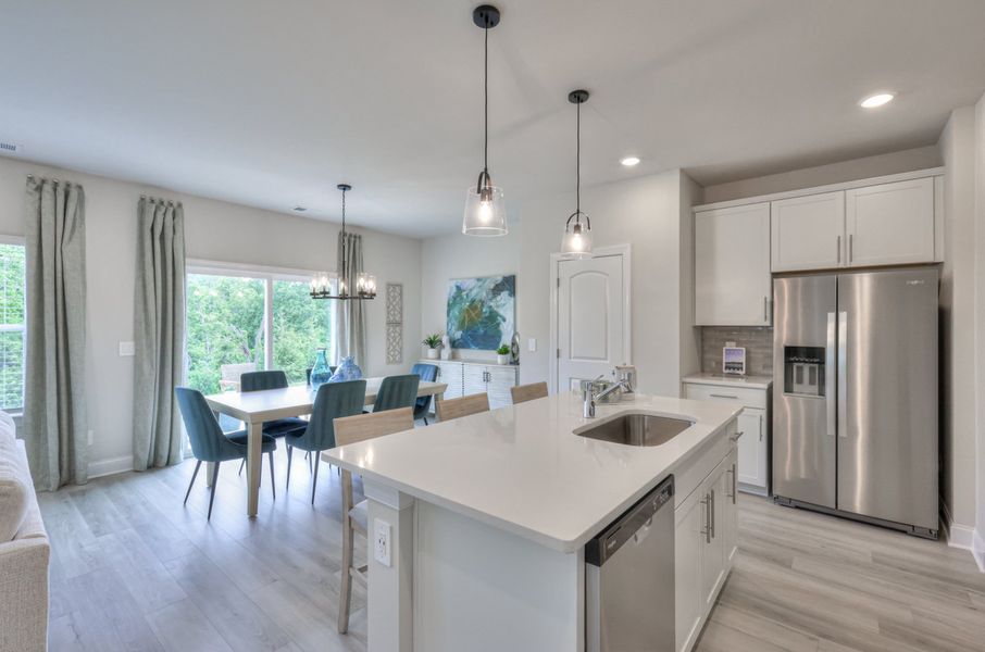 Furnished interior view inside a new home in Greystone - Ridge Series, Smyrna (Image 3).