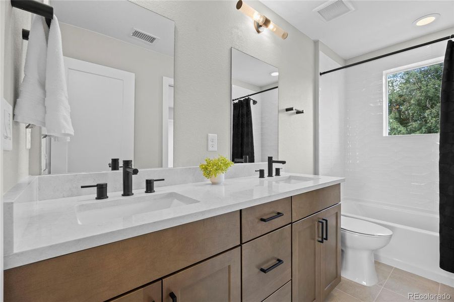 Furnished interior view inside a new home in , Denver (Image 10).