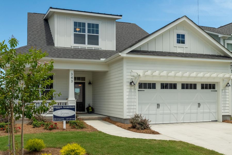 Representative exterior photo of a completed home built from the Fletcher by Bill Clark Homes in Riverside Cove, Wilmington, NC (Image 26).