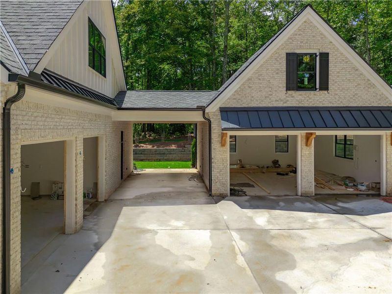 In-progress construction of a new home in , Canton, GA (Image 17).