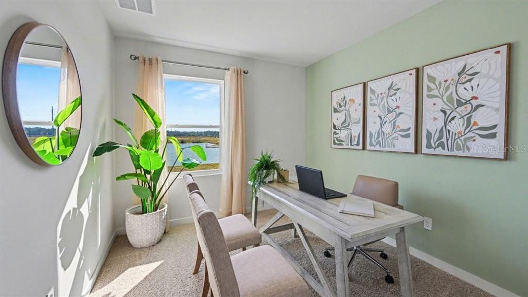 Furnished interior view inside a new home in Driftwood Bay, Port Charlotte (Image 17).