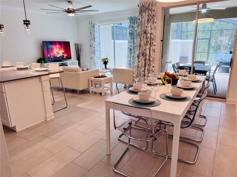 Furnished interior view inside a new home in , Kissimmee (Image 12).
