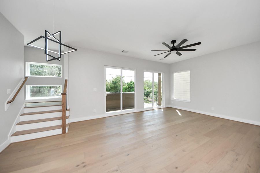 Spacious, unfurnished interior of a new home in , Houston (Image 12). Spacious, unfurnished interior of a new home in , Houston (Image 12).