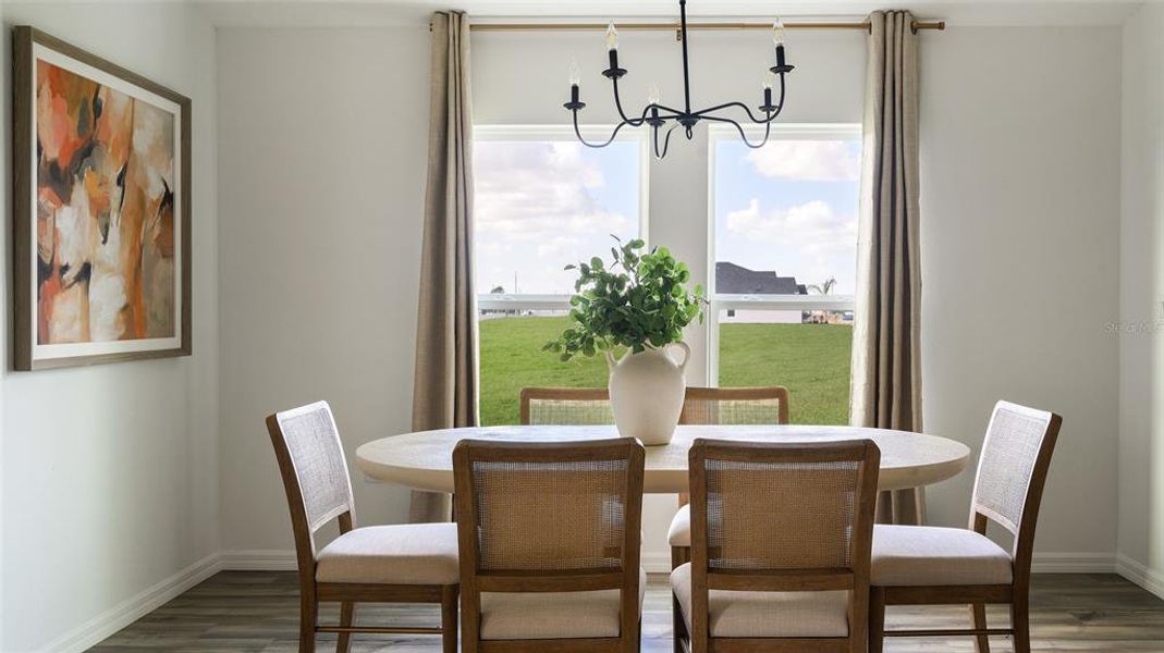 Furnished interior view inside a new home in Crosswinds, Haines City (Image 6).