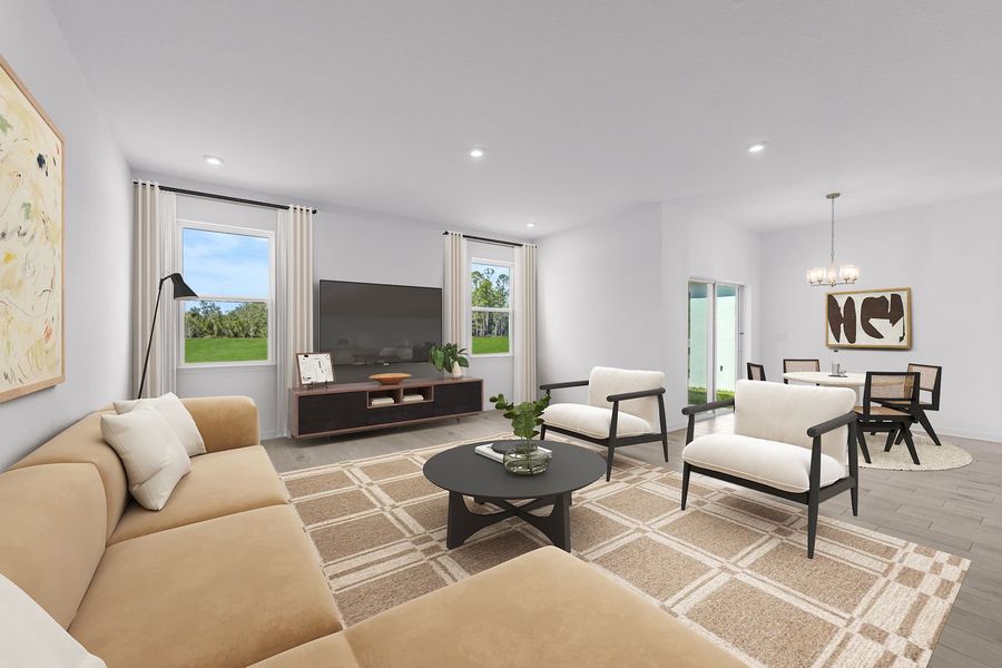 Family and Dining Room