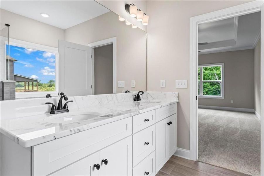 Furnished interior view inside a new home in , Dallas (Image 14).