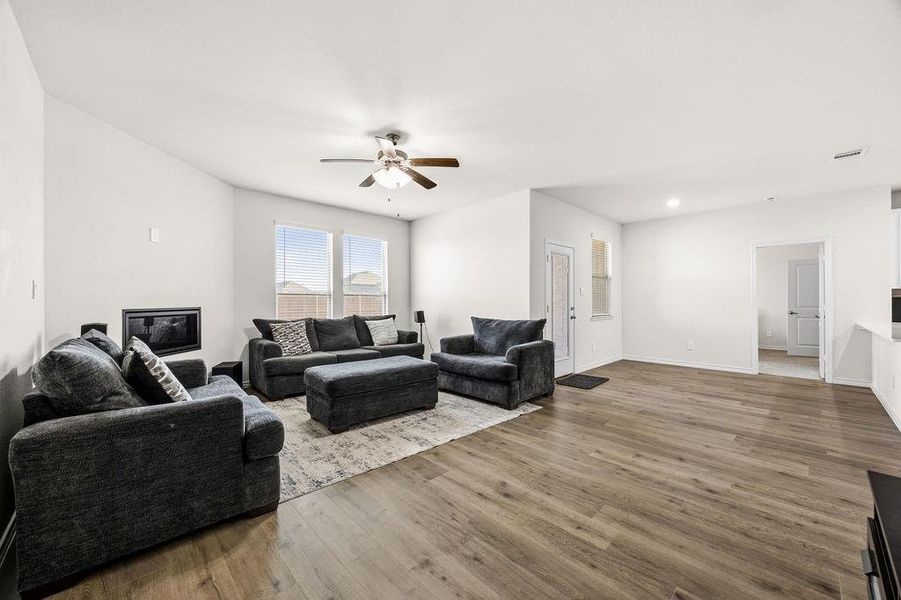 Furnished interior view inside a new home in , Aubrey (Image 18).