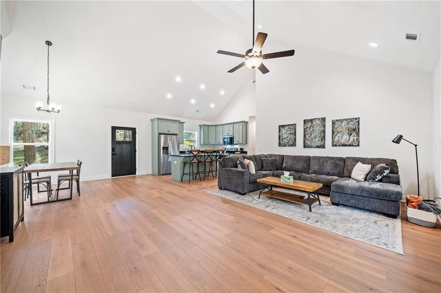 Furnished interior view inside a new home in , Talking Rock (Image 27).
