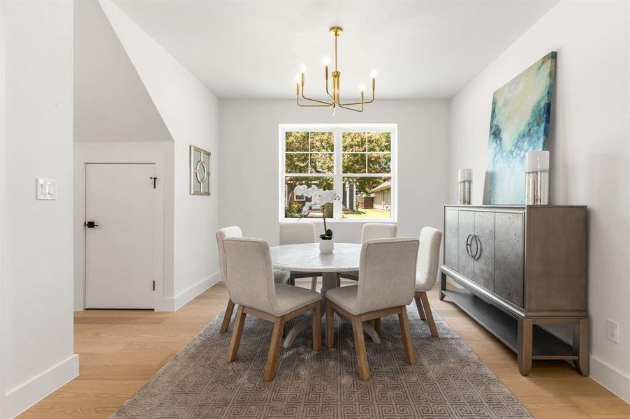 Furnished interior view inside a new home in , McKinney (Image 22).