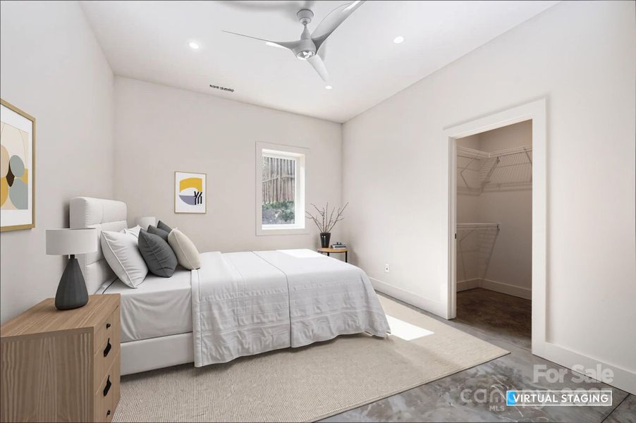 Spacious Lower-Level Bedroom Spacious Lower-Level Bedroom