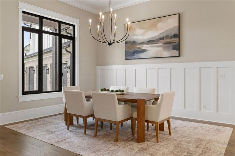 Furnished interior view inside a new home in , Canton (Image 11).