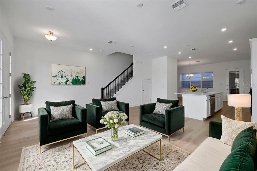 Furnished interior view inside a new home in , St. Cloud (Image 12).