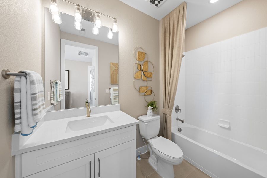 Furnished interior view inside a new home in Trumark Homes at Sterling Ranch, Littleton (Image 14).