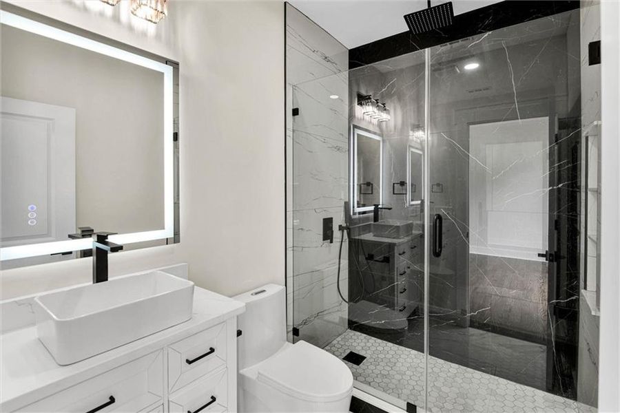 Furnished interior view inside a new home in , Snellville (Image 45).