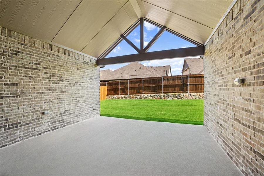 Exterior details and patio area of a home in Elevon, Lavon (Image 23). Exterior details and patio area of a home in Elevon, Lavon (Image 23).