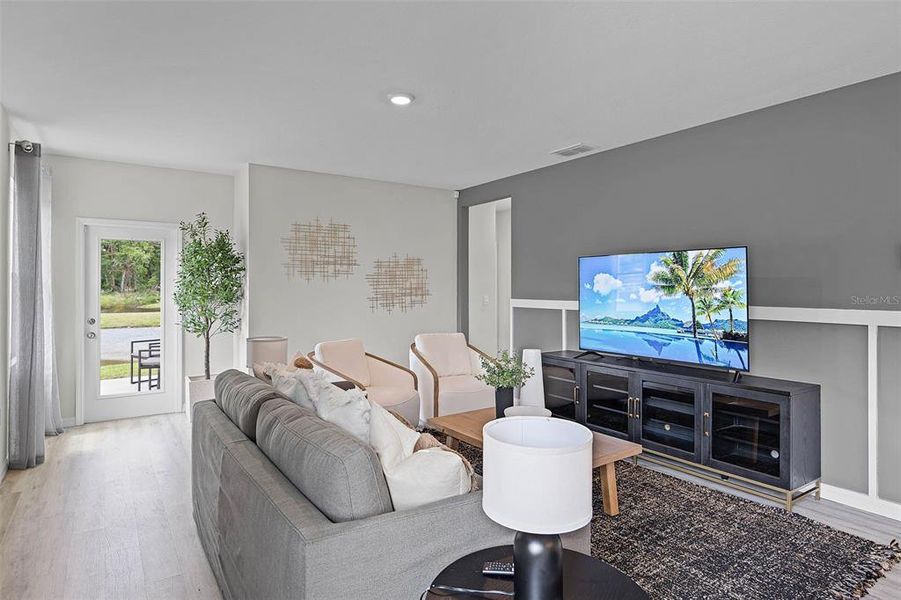 Furnished interior view inside a new home in , Lakeland (Image 22).