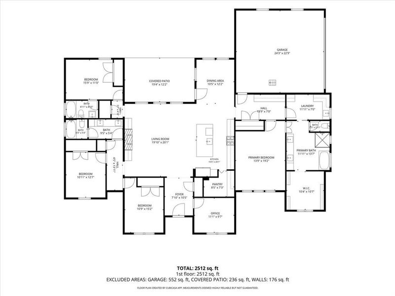 2D floor plan layout of this home in , Robinson, TX (Image 5). 2D floor plan layout of this home in , Robinson, TX (Image 5).