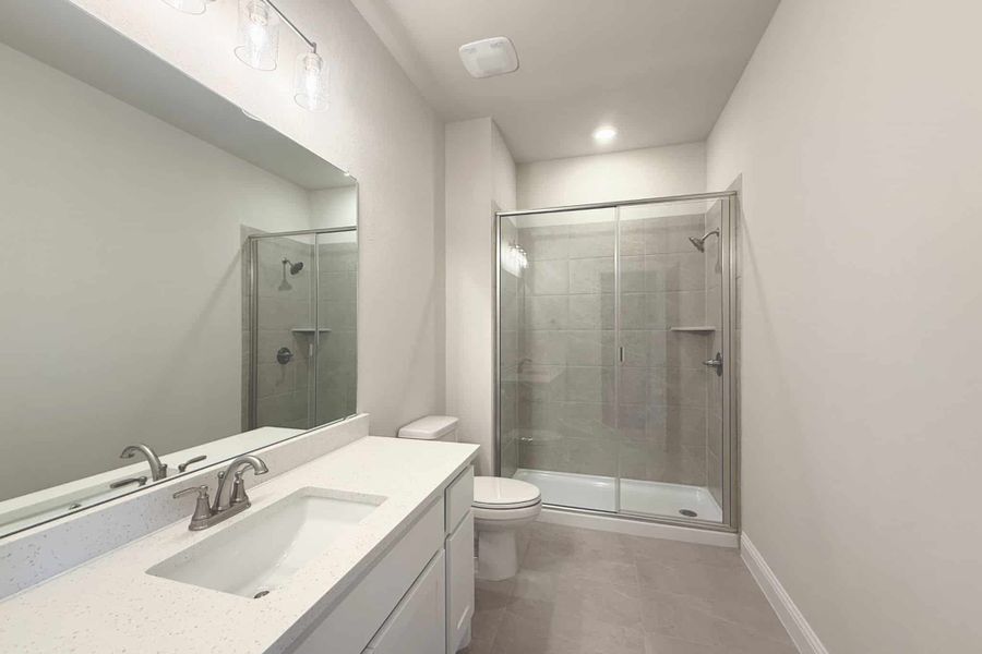 Furnished interior view inside a new home in The Grove at Blackhawk, Pflugerville (Image 13).