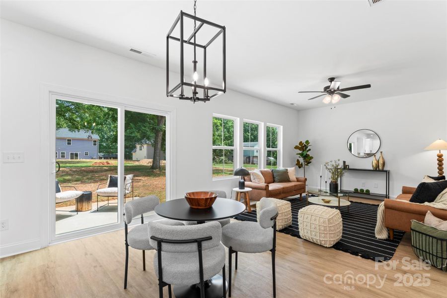 Furnished interior view inside a new home in , Harrisburg (Image 30). Furnished interior view inside a new home in , Harrisburg (Image 30).