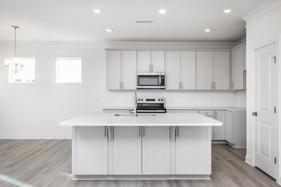 Furnished interior view inside a new home in 1158 Place, Wilson (Image 8).