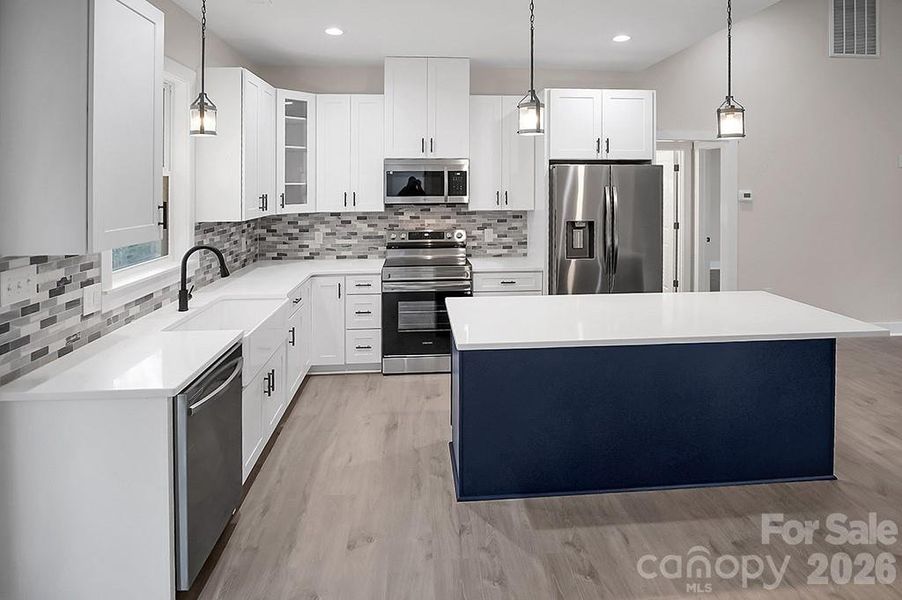 Furnished interior view inside a new home in , Rutherfordton (Image 6).