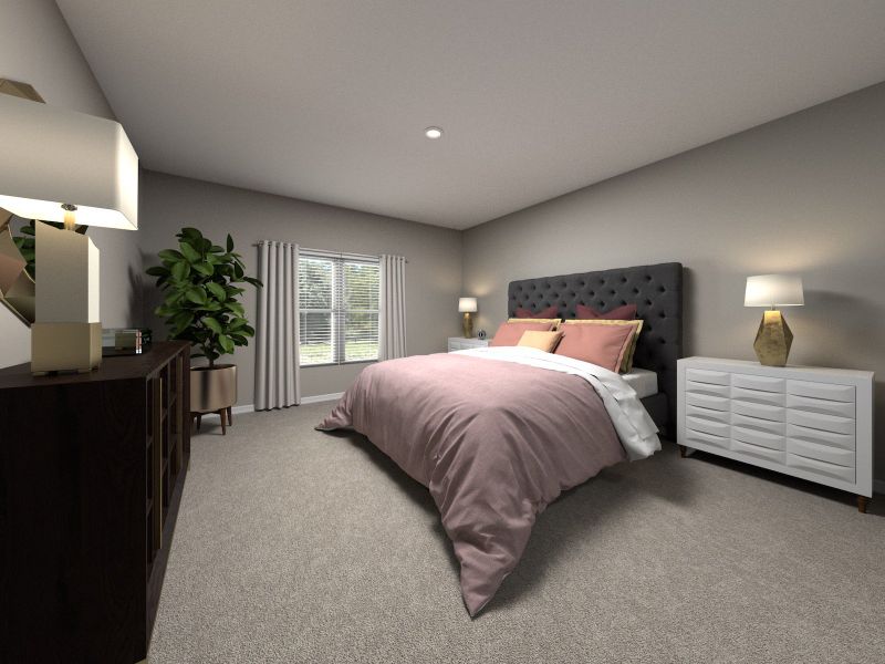 Furnished interior view inside a new home in Colbert Landings - Reserve Series, Palm Coast (Image 7).