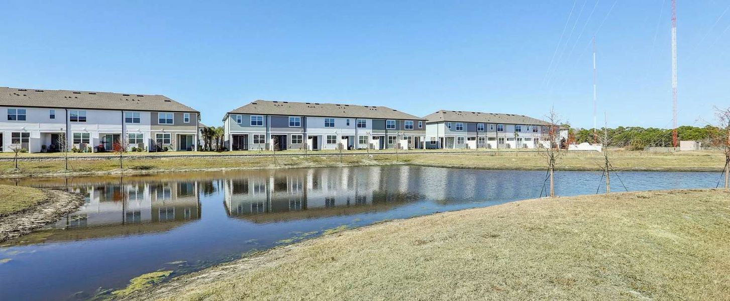 Pond in the community