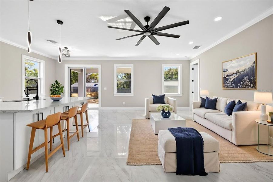 Furnished interior view inside a new home in , Masaryktown (Image 7).