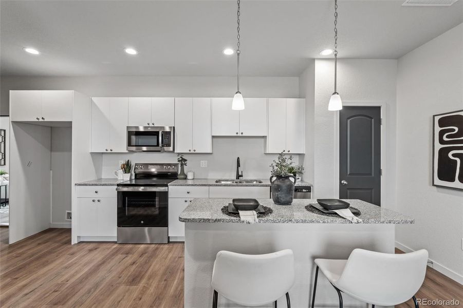 Furnished interior view inside a new home in , Pueblo West (Image 33).