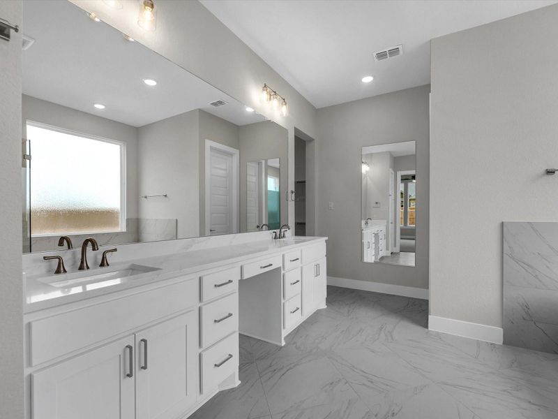 Furnished interior view inside a new home in Dunham Pointe, Cypress (Image 4).