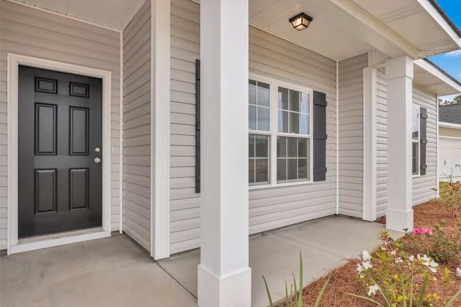 Representative exterior details of a home built from the The Brunsen by RTS Homes in Grand Reserve, Hinesville (Image 3). Representative exterior details of a home built from the The Brunsen by RTS Homes in Grand Reserve, Hinesville (Image 3).