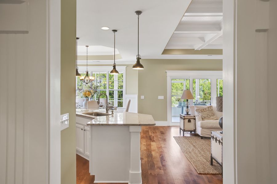 Representative furnished interior of a home built from the Ansley by Bill Clark Homes in The Sanctuary at Sunset Beach, Sunset Beach (Image 9).