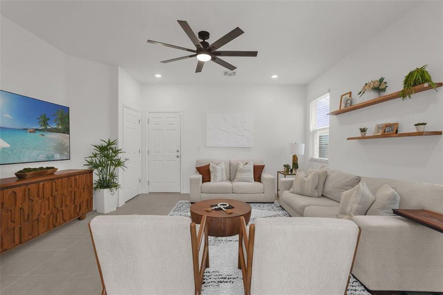 Furnished interior view inside a new home in Brixton, St. Cloud (Image 29). Furnished interior view inside a new home in Brixton, St. Cloud (Image 29).