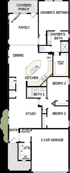 2D floor plan layout of this home in Nexus – Park Collection, Gallatin, TN (Image 2). 2D floor plan layout of this home in Nexus – Park Collection, Gallatin, TN (Image 2).