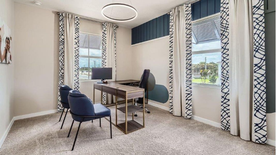 Representative furnished interior of a home built from the Denali by D.R. Horton in Parker Pointe, Homestead (Image 29). Representative furnished interior of a home built from the Denali by D.R. Horton in Parker Pointe, Homestead (Image 29).