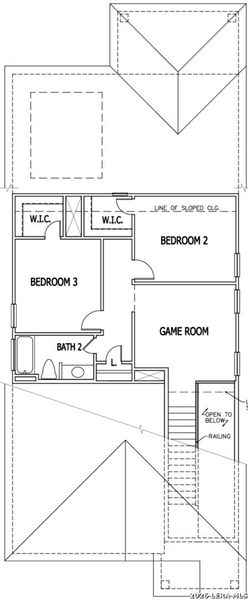 2D floor plan layout of this home in Avondale, San Antonio, TX (Image 5).