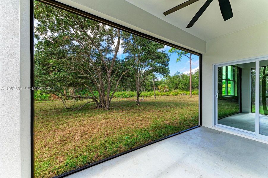 Exterior details and patio area of a home in , North Port (Image 26).