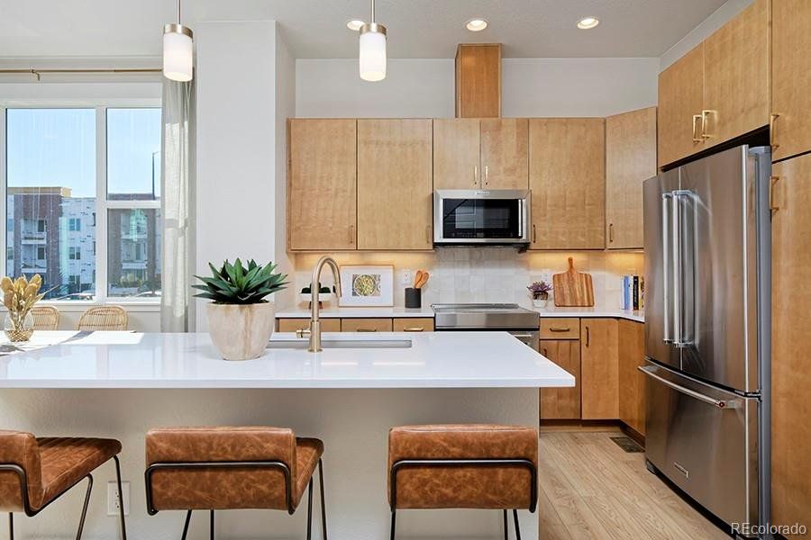 Furnished interior view inside a new home in , Denver (Image 5).