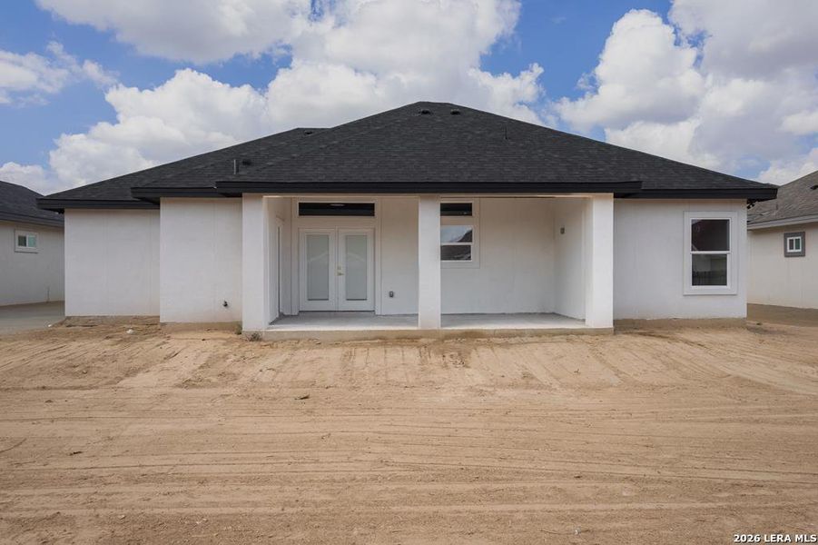 Exterior details and patio area of a home in , Eagle Pass (Image 3). Exterior details and patio area of a home in , Eagle Pass (Image 3).