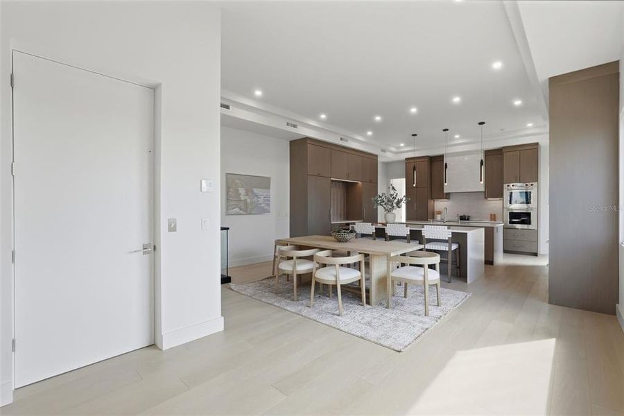 Furnished interior view inside a new home in , St. Petersburg (Image 10).