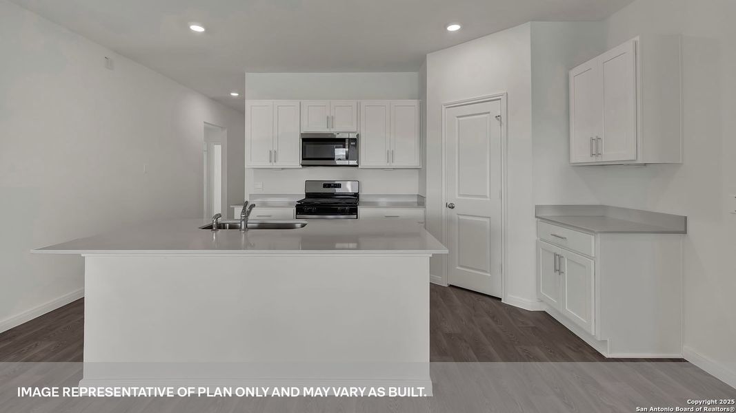 Furnished interior view inside a new home in Trace, San Marcos (Image 5).