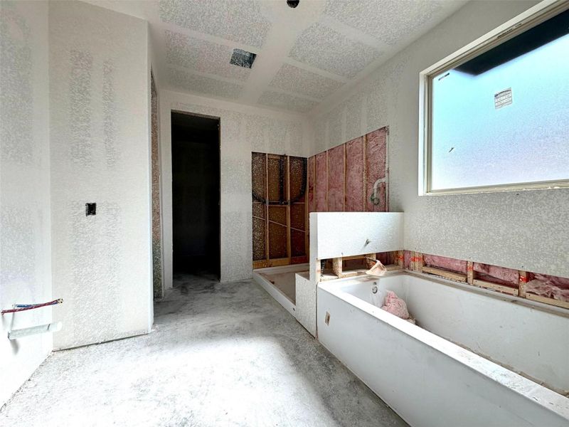 Actual progress of your home.