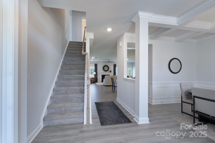 Furnished interior view inside a new home in Swann Hills, Statesville (Image 14).