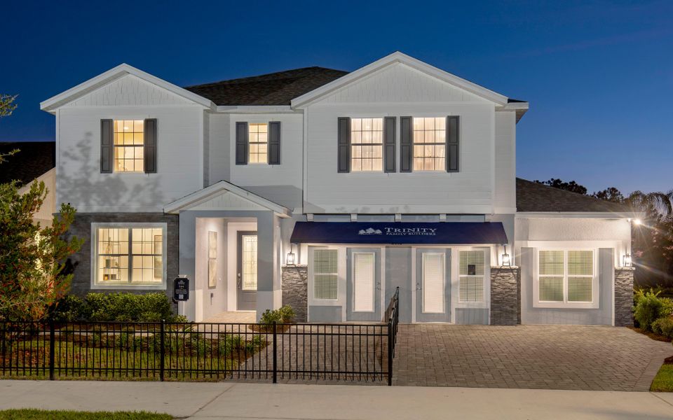 Sims 3-Car elevation 3 shown with optional stone