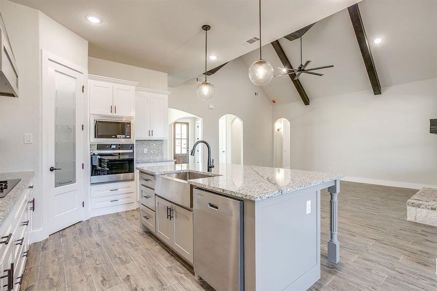 Furnished interior view inside a new home in , Springtown (Image 3).