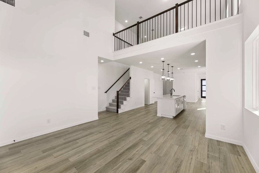 Open Kitchen-Living-Dining Room featuring the Harmony Collection Open Kitchen-Living-Dining Room featuring the Harmony Collection