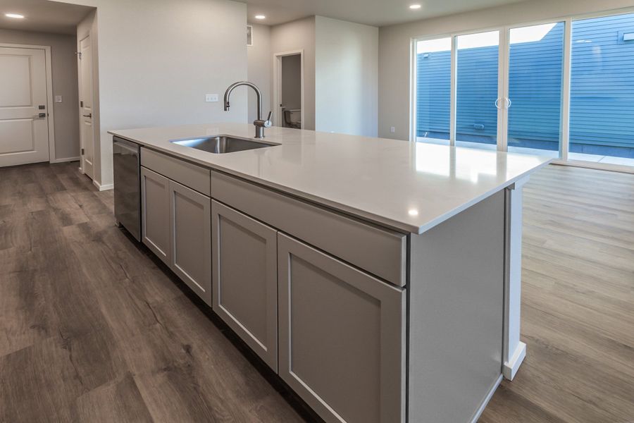 Furnished interior view inside a new home in Trailside, Timnath (Image 14).