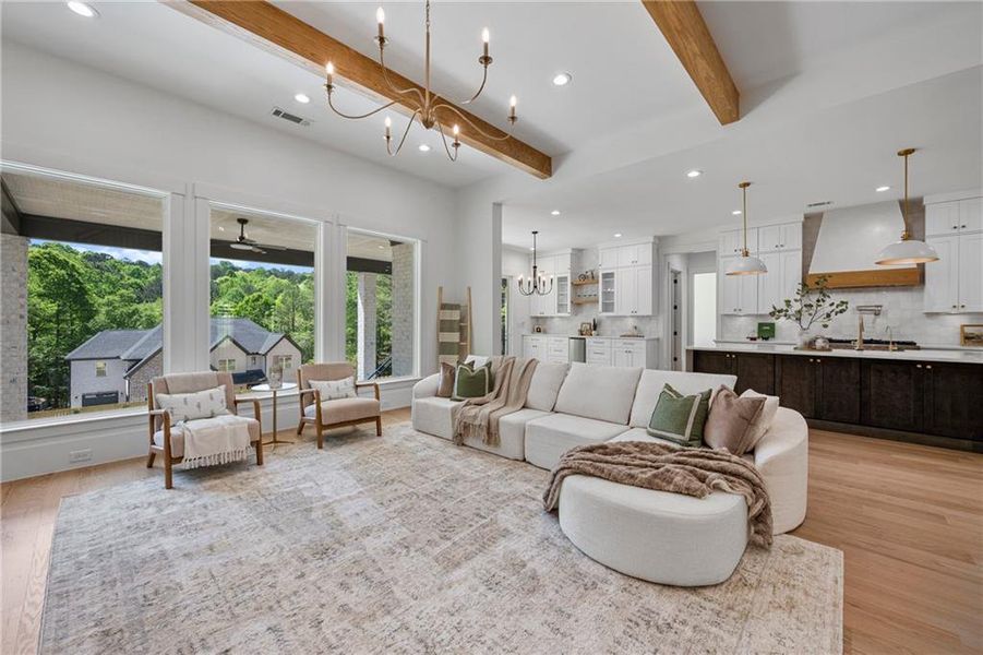 Furnished interior view inside a new home in , Lawrenceville (Image 39).