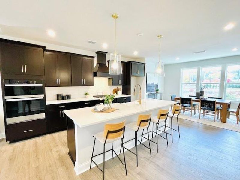 Furnished interior view inside a new home in Towne Village at Suwanee Dam, Sugar Hill (Image 3).