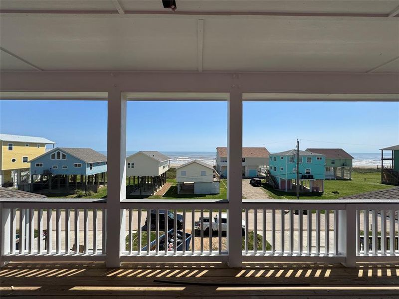 Exterior details and patio area of a home in , Galveston (Image 2). Exterior details and patio area of a home in , Galveston (Image 2).